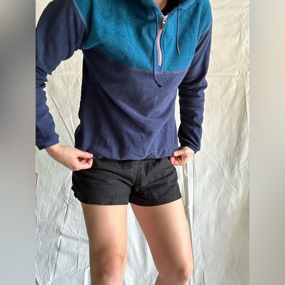 Prana Hoodie - Colorblock Blue Scallop - Picture 5 of 13